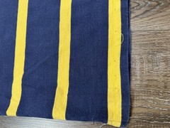 Polo Ralph Lauren Rugby Shirt Mens Large Navy Yellow Striped Pony Classic Fit