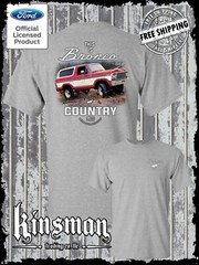 Bronco Country Ford 2-Sided T-Shirt – Official Licensed Product