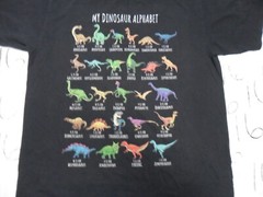 Large My Dinosaur Alphabet Shirt