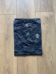 Gym King Mens Performance Camo Contrast T Shirt Panel Short Sleeve Gym