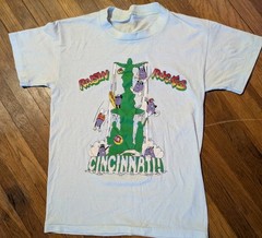 California Raisin Raisin Ruckus Cincinnati Vintage Single Stitch T Shirt Size XS