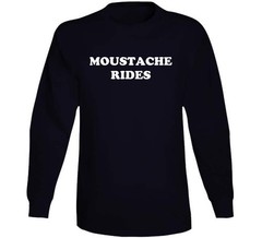 Moustache Rides Sam Elliot Mask Movie Movember T Shirt
