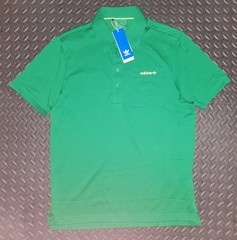 NEW MENS ADIDAS ORIGINALS TREFOIL ARCHIVE POLO POCKET SHIRT ~SIZE MEDIUM #JF5002