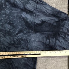 The Mountain Shirt Mens 2XL Black Wolves Moon Tie Dye Long Sleeve Graphic