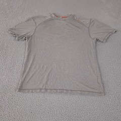 Tasc Shirt Mens Medium Gray Bamboo Cotton Blend Short Sleeve Activewear Tee