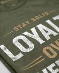 🔥 Man Motivational Graphic Tee Streetwear | Loyalty Over Everything T-shirt