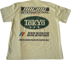 BrandMakers Tokyo Japan Racing Graphic T-Shirt Mens XL Cream Heavyweight New