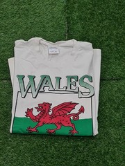 90’s CYMRU WALES UNITED KINGDOM DRAGON SINGLE STITCH T-SHIRT SIZE XL (23×30) USA