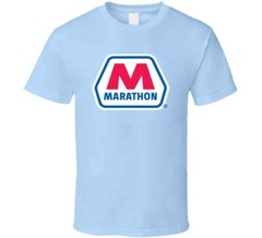 Marathon Tee Cool Gas Station Oil Trucking Driving T Shirt