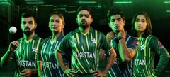 PAKISTAN CRICKET T20 ICC WORLD CUP 2022 THUNDER GREEN SHIRT TOP JERSEY