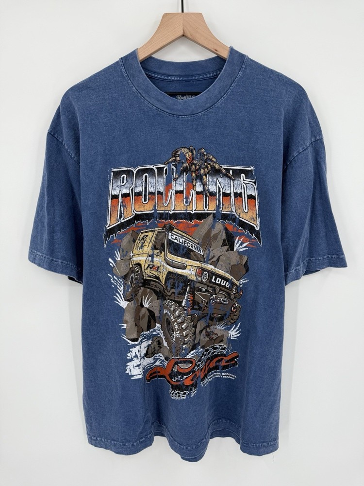 Rolling Loud 2025 Festival Lineup T-Shirt Size Large A$AP Rocky Playboi Carti