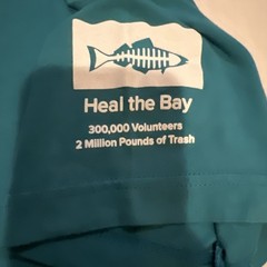 Santa Monica ‘Heal the Bay’ 40 Years California Coastal Cleanup Day Shirt XL Vtg