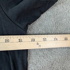 Quince Shirt Mens Large Black Short Sleeve V-Neck Minimalist Casual Everyday