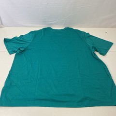 Athletic Works Men’s 2XL XXL Solid Teal Short Sleeve Crew Neck T Shirt