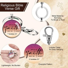 Christian Keychain Bulk Bible Verse Religious Scripture Quote Inspirational K…