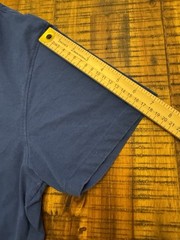 LP Jeans Graphic Print Louis Philippe Sz Large Blue T Shirt