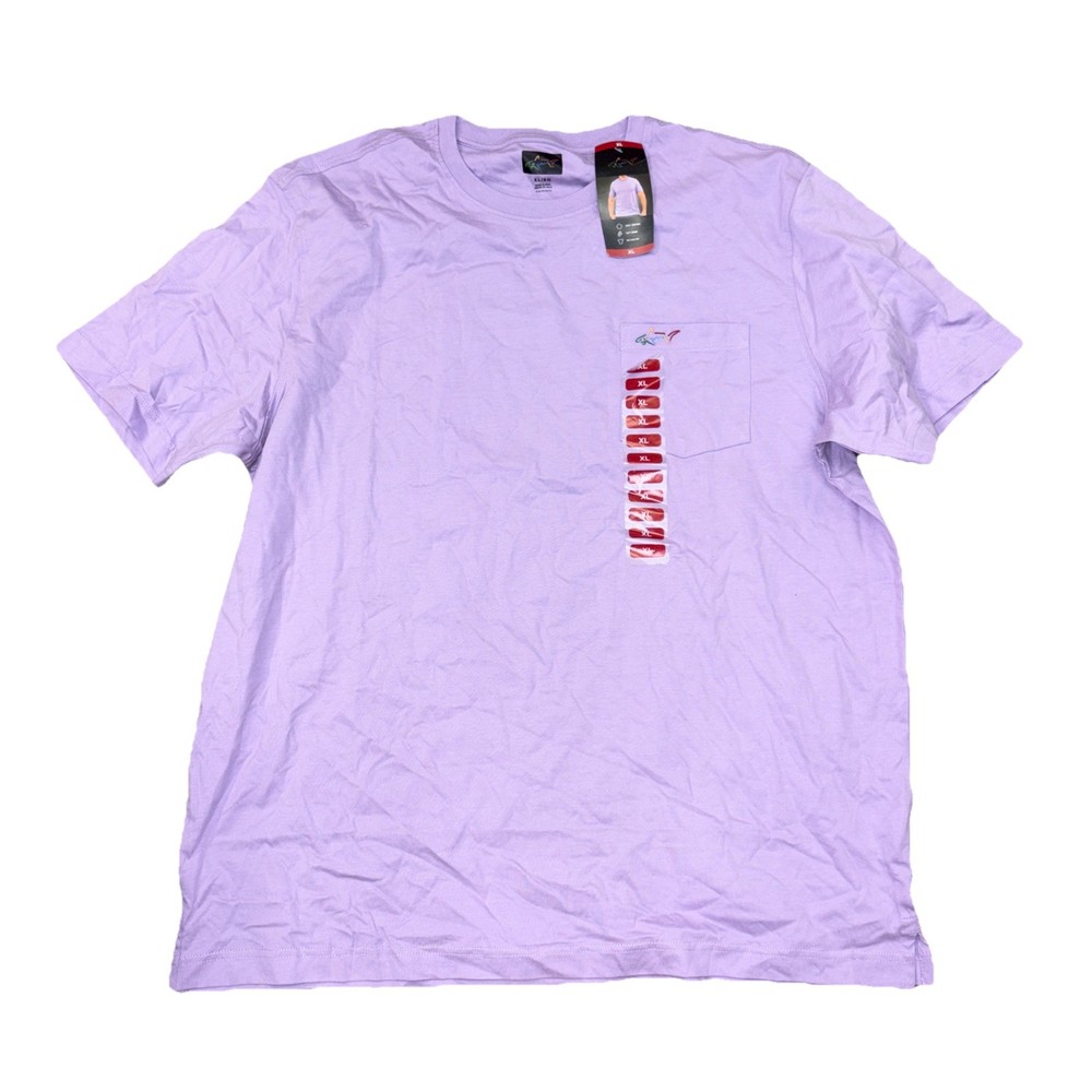 NWT Men’s Purple GREG NORMAN Pocket Tee Size XL