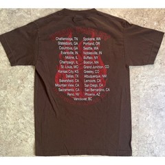 Vtg Brad Paisley Bonfires & Amplifiers 2007 Tour Shirt Mens Small Brown Concert
