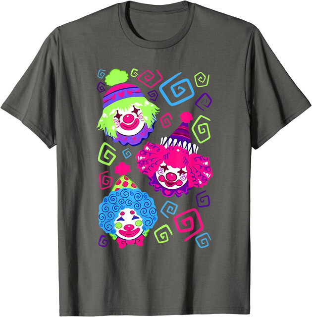 Clown Circus Carnival Costume Birthday Theme Party Unisex T-Shirt