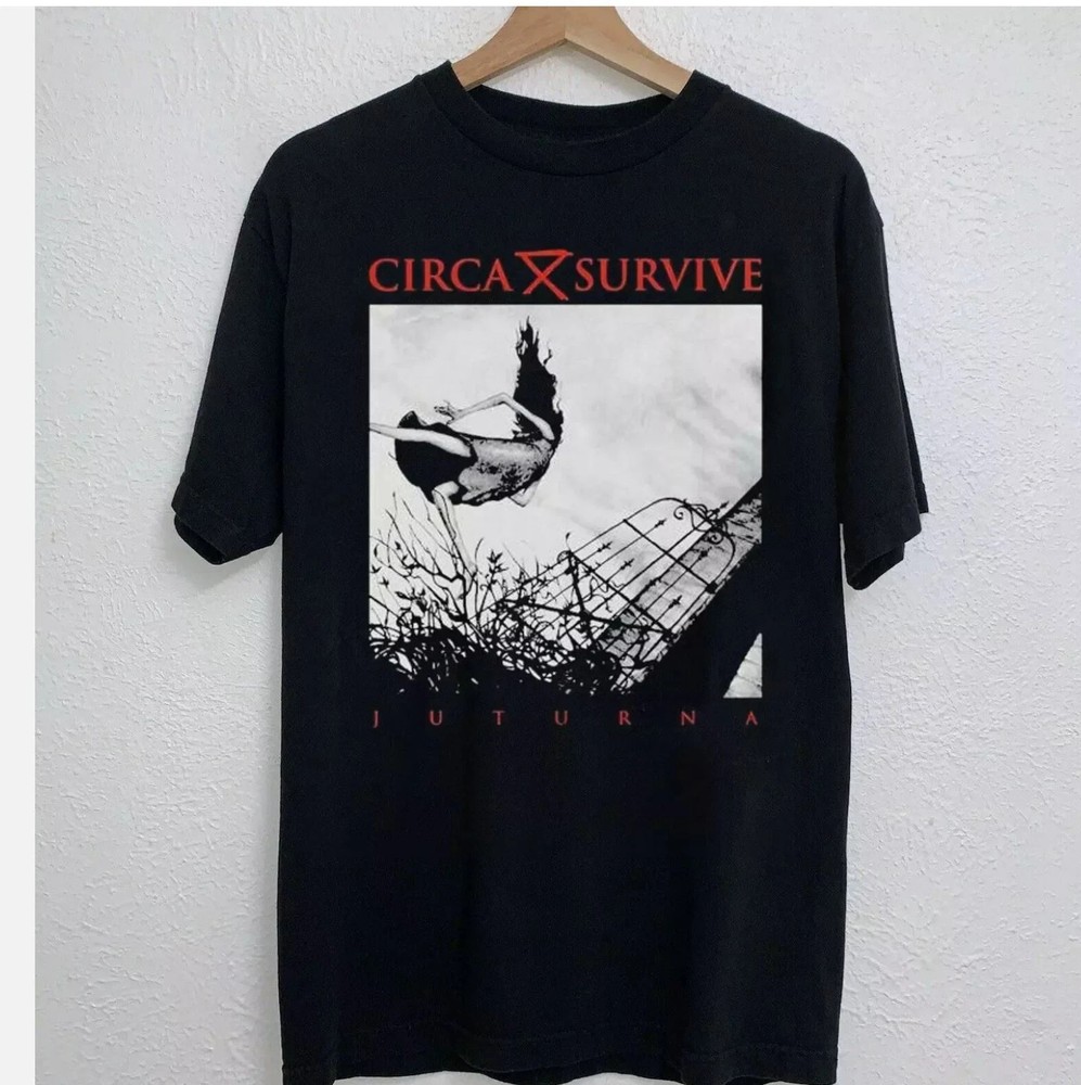 Circa Survive Juturna Album Cover Black All Size T-Shirt HD848