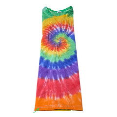 Tie Dye T-Shirt – L – 60’s – 3pcs-T Shirt/Glasses/Peace Sign Necklace Brand New