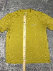 Alaskan Hardgear Men’s XL Standard Fit Yellow Polyester Knit Crew Neck T-Shirt