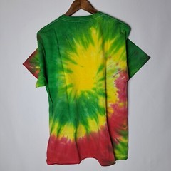 Fort Knox T-Shirt Mens Large Multicolor Tie Dye Short Sleeve “TRIPPIN” NWOT