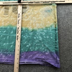 Vintage Soccer Shirt Mens XL Tie Dye Skeleton Finish line Mardi Gras 90s