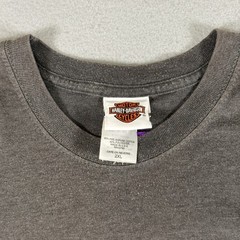 Harley Davidson T-Shirt Men’s 2XL Grey Red Maroon Gradient Biker Motorcycle