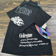 Civil Regime Dragon Ball Z Trunks Black Tshirt Size Small