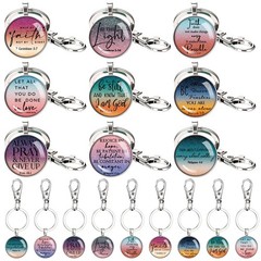 Christian Keychain Bulk Bible Verse Religious Scripture Quote Inspirational K…