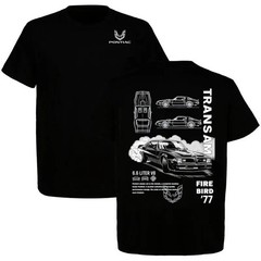 Pontiac Firebird 77 Shirt ? Vintage Trans Am Muscle Car Graphic T-Shirt for Clas