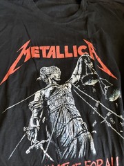 Lot of 5 Metallica T-Shirts Sizes Small, Medium, Large