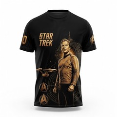Star Trek 60th Anniversary Shirt 1966-2026 All Over Print Galaxy T-Shirt 2Sided