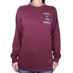 Panic! At The Disco Rock Band Graphic Long Sleeve Front Back T-Shirt Size Small