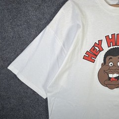 Vintage Fat Albert Shirt Mens XL White 90s USA TV Show Cartoon Rare Parody Hey