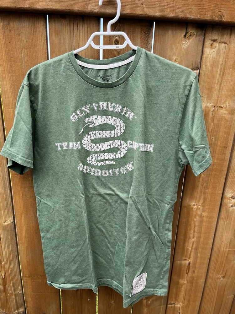 Universal Studios Harry Potter Slytherin Quidditch Captain T-Shirt, Small