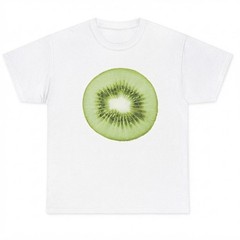 Kiwi Slice Graphic Gift For Friends White T-Shirt