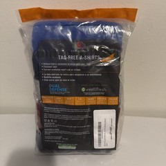 Fruit of the Loom Men’s Size M 38-40 Tag-Free A-Shirts 5 Pack Assorted Colors