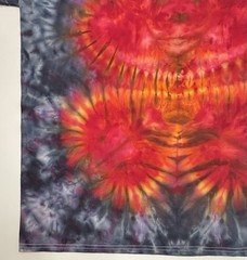 Handmade Ice Tie Dye Adult T-Shirt Size XL Multicolor George Long Length Tee NEW