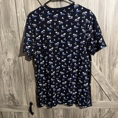 Free Planet Shirt Men’s Large Water Themed Short Sleeve Tee Top