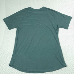 Kenneth Cole Tech Raglan Active Tee Shirt Sz L Marine Stretch Soft Curved Hem
