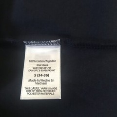 George Men’s Long Sleeve Navy Blue Stretch T-Shirt Size S (34-36) Chest 36″ NWT