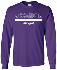 Alexandria Louisiana T-Shirt Long Sleeve Graphic tee