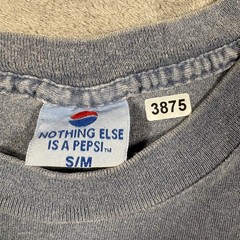 Vintage Pepsi 100 Percent Guaranteed Shirt Mens S/M Gray Nothing Else is a Pepsi