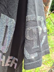 Philipp Plein x Floyd Mayweather 50th Undefeated Ed Crystal T-Shirt Pls Read