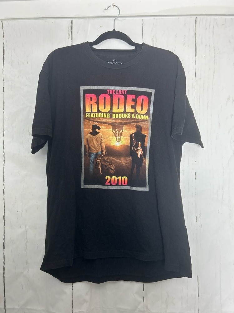 Brooks & Dunn The Last Rodeo 2010 Farewell Tour Concert T-Shirt