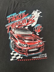 Fast & Furious Men’s Black Short Sleeve Crewneck Graphic T- shirt XL (46-48)