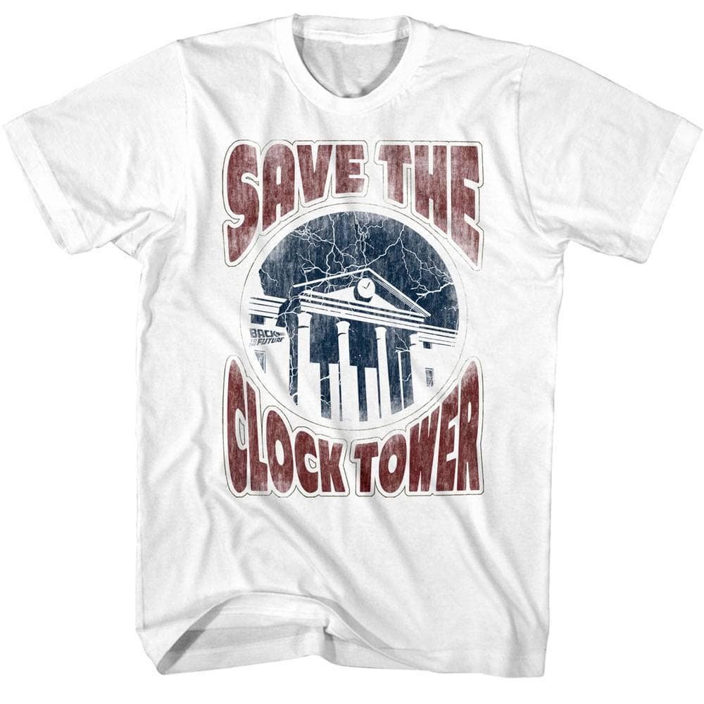 Back to The Future Save the Clock Tower Men’s T Shirt