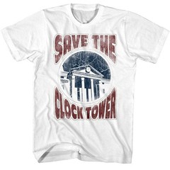 Back to The Future Save the Clock Tower Men’s T Shirt